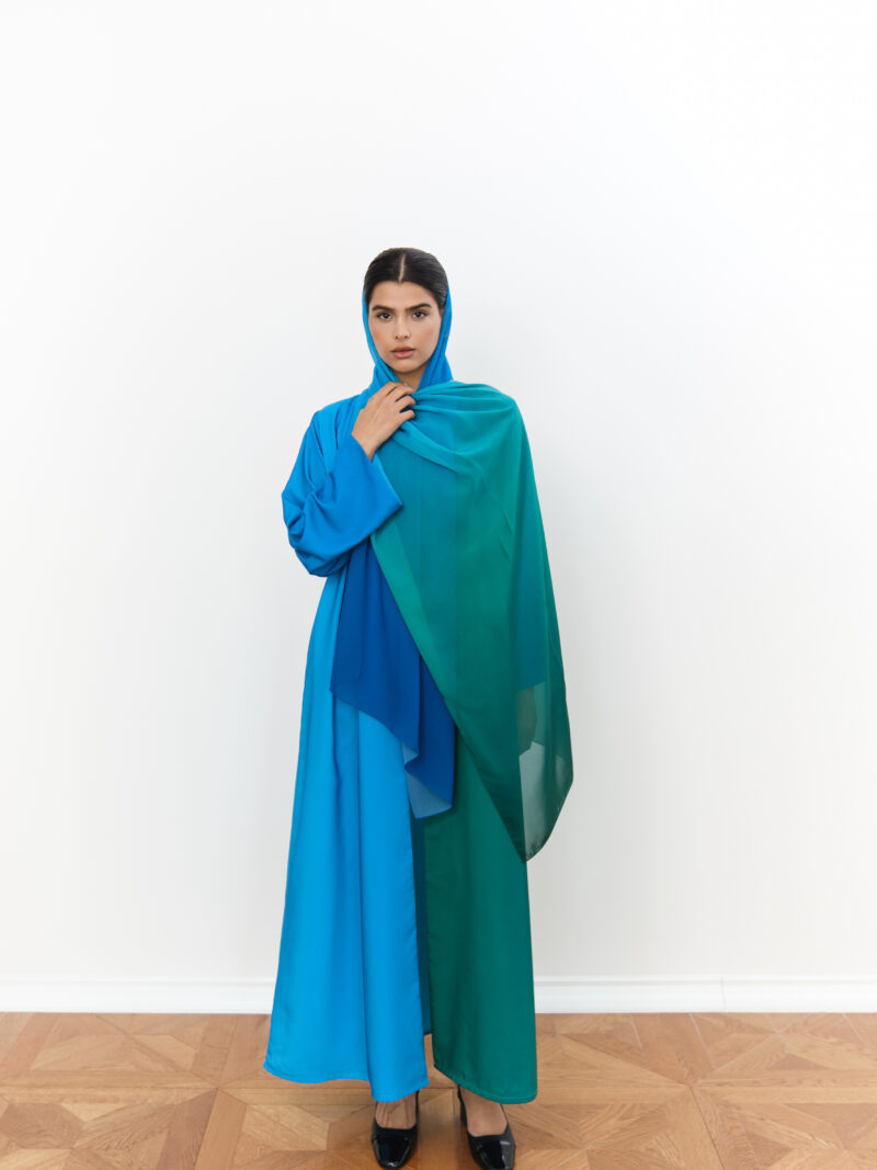 OMBRE IN GREEN & BLUE