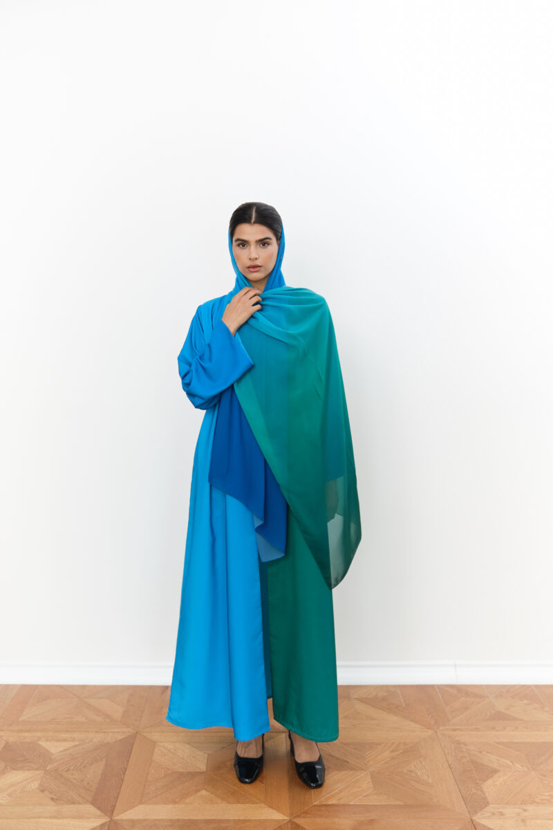 OMBRE IN GREEN & BLUE