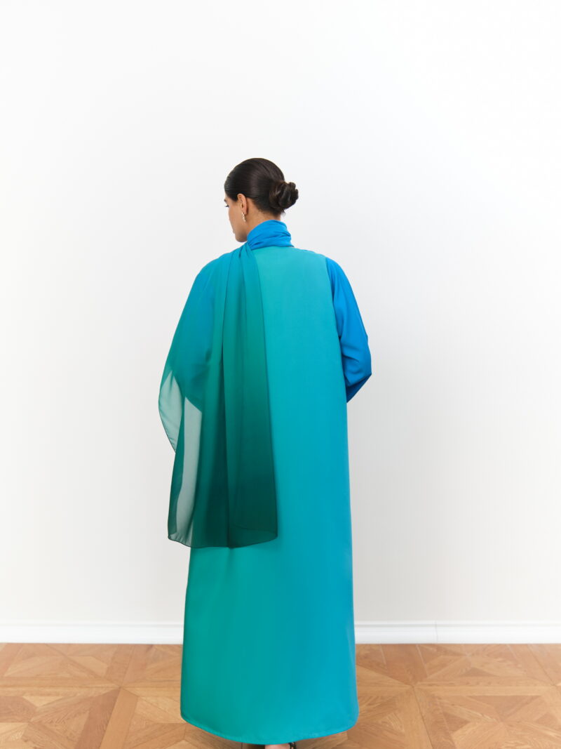 OMBRE IN GREEN & BLUE